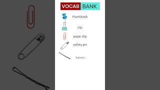 Pins Vocabulary | #shorts #vocabulary #picturedictionary