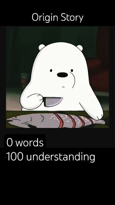Origin Story We Bare Bears #webarebears #bear #bears #cartoon #sad #edit