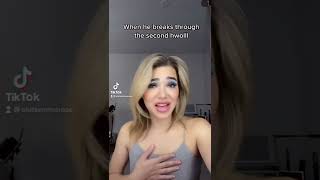 when he breaks through the second wall