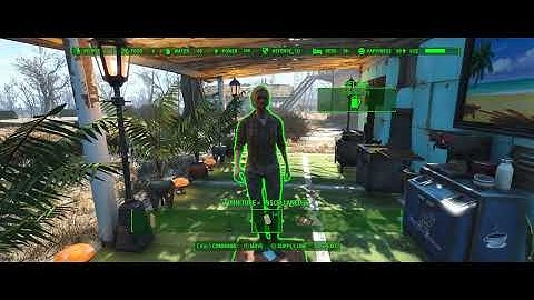 Fallout 4 MOD - Waiters at Settlements - Idle Conversations - Serving the Player