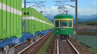 新VRM3★仮想越河駅レイアウトNO244 江ノ電300