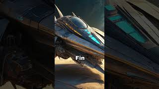 Nave Espacial Con Alas Afiladas