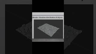 Random Distribution of objects using Geometry nodes #blender  #geometrynodes #CAD