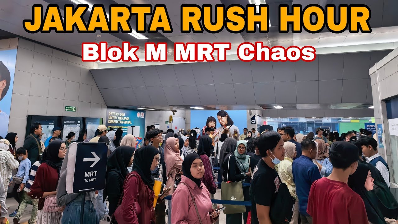Jakarta's Hidden Pulse Inside the Blok M MRT Holiday Rush 