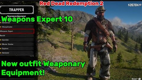 Red dead redemption 2- New Weapons Expert 10 Equipment! & Killing Grizzly With Only Throwing Knives