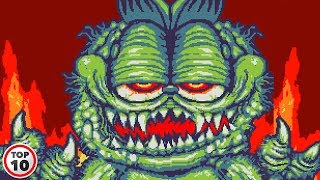Top 10||Gorefield Creepypasta - Jon Smells Fear!