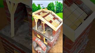 Amazing Mini Brick House Construction | DIY Small House Build