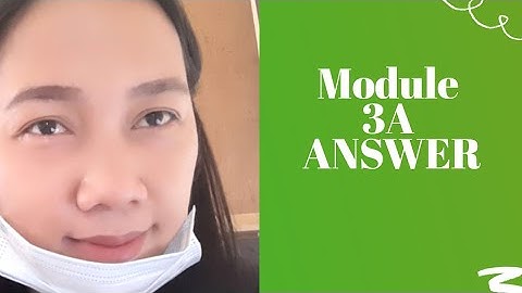 Module 3A Answer