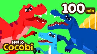 Tyrannosaurus Rex and MoreCompilation | Spinosaurus, Brachiosaurus | Kids Songs | Hello Cocobi