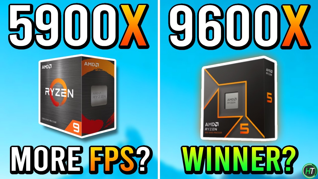 R9 5900X vs R5 9600X  -  More Cores Better?