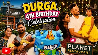 Durga’s 4th Birthday Celebration at Planet Restaurant 🎉. Durga’s 4th Birthday with Family 🥳