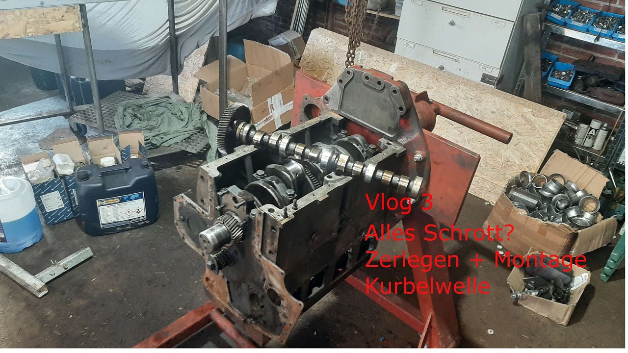 Ihc 644 Vlog 3, Überholung Guter Pfusch ist keine schlechte Arbeit ;) Nockenwelle prüfen