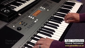 Yamaha PSR-E353 Keyboard Demo - A&C Hamilton