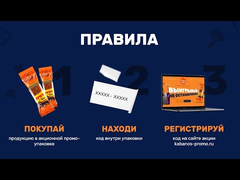 Акция www.kabanos-promo.ru Кабанос  с 1 октября по 31 декабря 2021