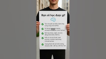 LẬP TRÌNH ĐA NHIỆM TRÊN ESP32 – TỪ CĂN BẢN ĐẾN THỰC TẾ! Ebook training #esp32 #freeRtos #arduino