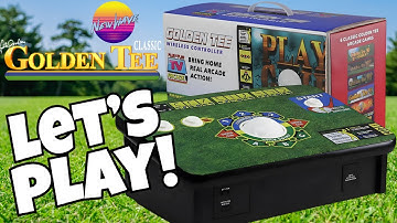 New Wave Toys Golden Tee Arcade Console LIVE DEMO