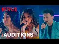 Maya Patel, Jenna Marquis and Christian Kirk | Building the Band Auditions | Netflix