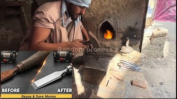 Old Chisel Restoration – Bring Rusty Tools Back to Life! 🔧 | Reuse & Save Money