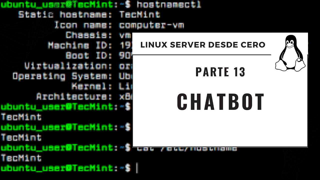 Linux server parte 12 - Chatbot - YouTube