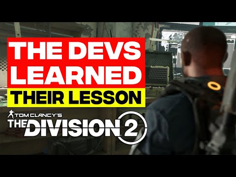 The Division 2 Learned Their Lesson?! New Progression System Expertise