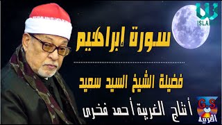 السيد سعيد - سورة إبراهيم / AlShaikh ElSayed Sa3ed -  Ibrahem