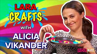 Lara Crafts with Tomb Raider's Alicia Vikander | PopBuzz Meets