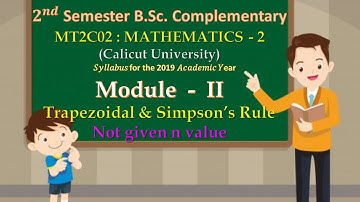[Only 2019] 2nd Semester B.Sc. Complementary Mathematics | Module- II |Part -5.1 |Calicut University