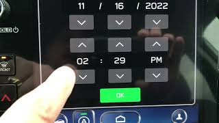 2020 Subaru Outback - How to set the clock