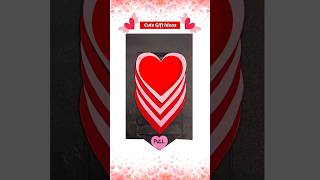 Cute Gift Idea 🎁| Heart Waterfall Card❤️For Valentine's Day  | DIY Craft✂️| I LOVE YOU 💌 Pop Up Card
