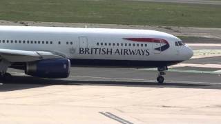 British Airways Boeing 767-300 G-Bzhb Taxing At Frankfurt Am Maim Fra
