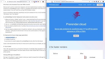 Prerender CloudFront using Lambda@Edge