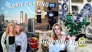 shopping, self care, roadtrip, + AERIE casting call!! | HUGE VLOG