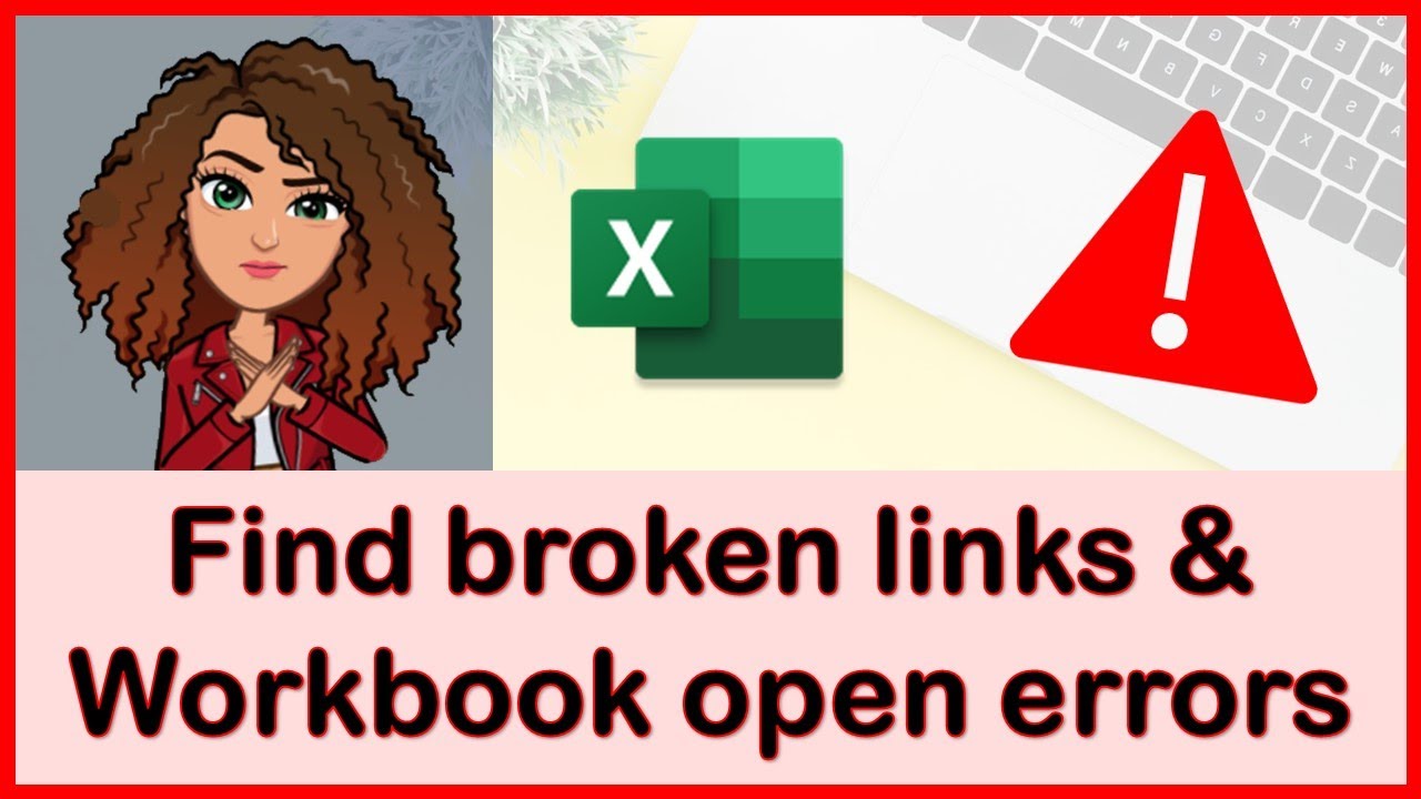 find broken links excel