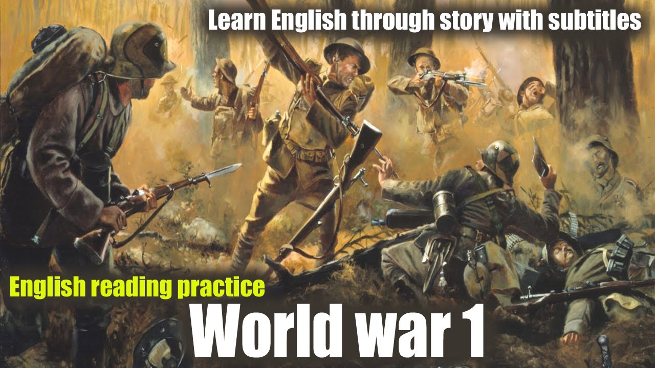 world war 1 | English reading practice | Learn English through story ...