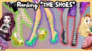 Ranking the BEST Ever After High doll Shoes (I need these in my size)