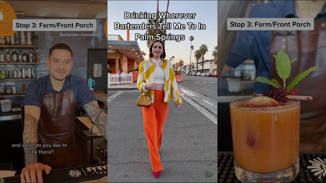 Drinking Wherever Bartenders Tell Me to in Palm Springs