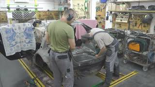 Мазда 6. Шутить не будем, но это не распил. Body repair after an accident.