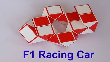 Make a Formula 1 Racing Car with Snake Cube