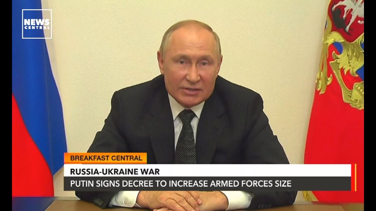 Russia-Ukraine War: Putin Signs Decree To Increase Armed Forces Size ...
