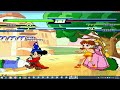 Mugen - Daisy, Peach, Mickey Mouse &amp;amp; Elsa VS Homer Simpson, Krusty, Peter Griffin &amp;amp; Ernie