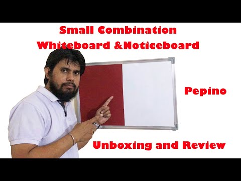 Small Combination Whiteboard and Noticeboard | Unboxing and