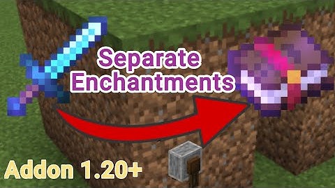 [1.21.100] Separate Enchantments - Addon (Scripts) 1.21.100+