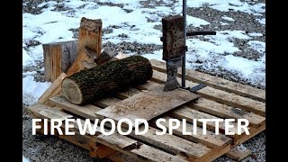 DIY | How To Make A Firewood Splitter (Weighted)