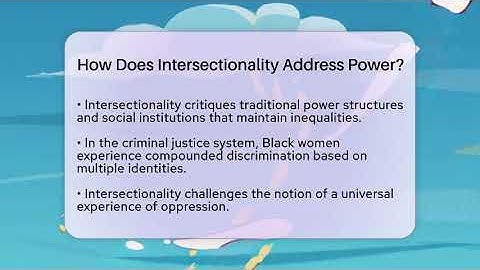 How Does Intersectionality Address Power? - Literary Icons