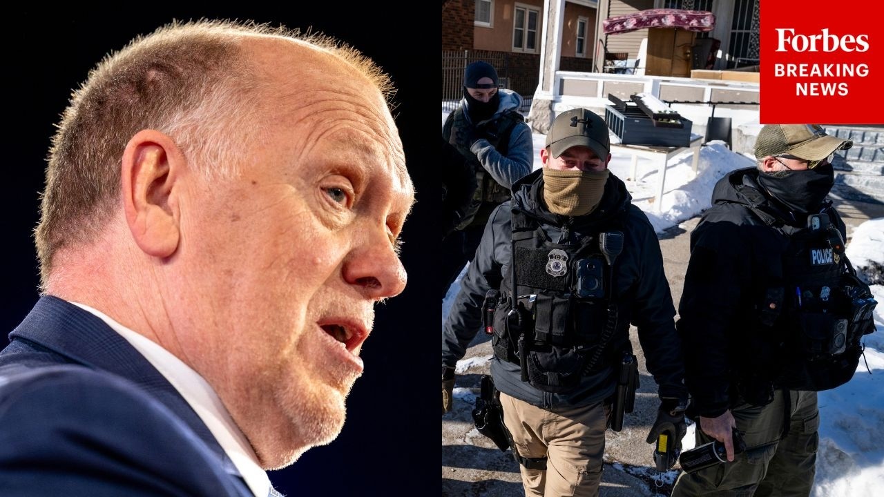 Tom Homan: 'If You Want ICE To Take The Masks Off,' This Is What Must Happen First
