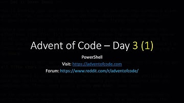 Advent of Code Challenge - Day 3 Part 1