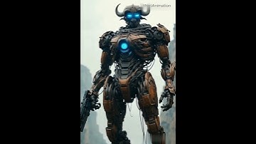 The Buffalo 🐃 🦬 Gets a Mechanical Makeover:AI Robot Transformation |#shorts #viralvideo #transformer