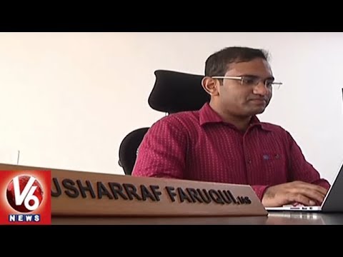 GHMC IAS Officer Musharraf Farooqi Rides Bicycle To Curb Vehicular Pollution In Hyderabad | V6 News