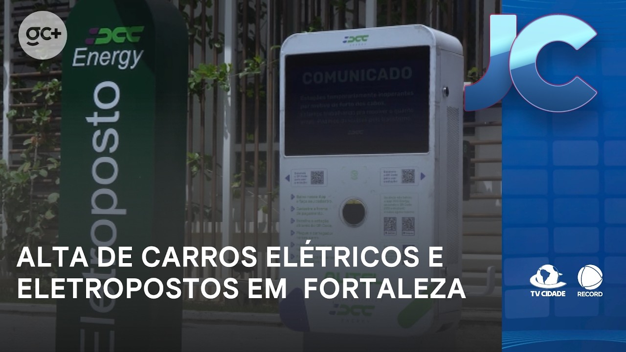 Fortaleza lidera o Nordeste em eletropostos com avanço dos carros elétricos | Jornal da Cidade