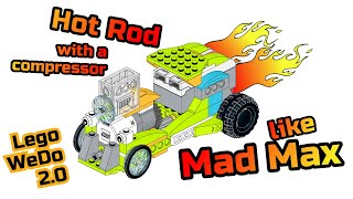 A hot rod with a compressor like Mad max